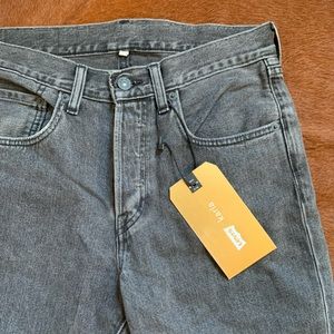 Levi’s x Karla collaboration collection- black denim, high waisted, slight flare